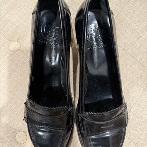Tory Burch Black Patent Leather Heels